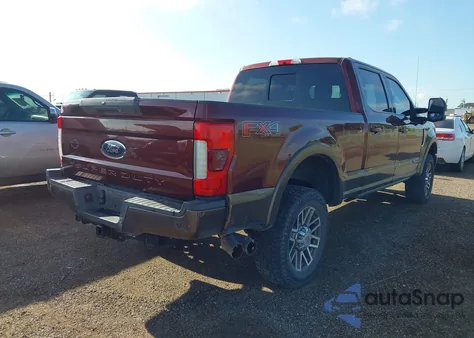 2017 Ford F250 Super Duty из США, поврежденный, VIN 1FT7W2BT8HEB48170